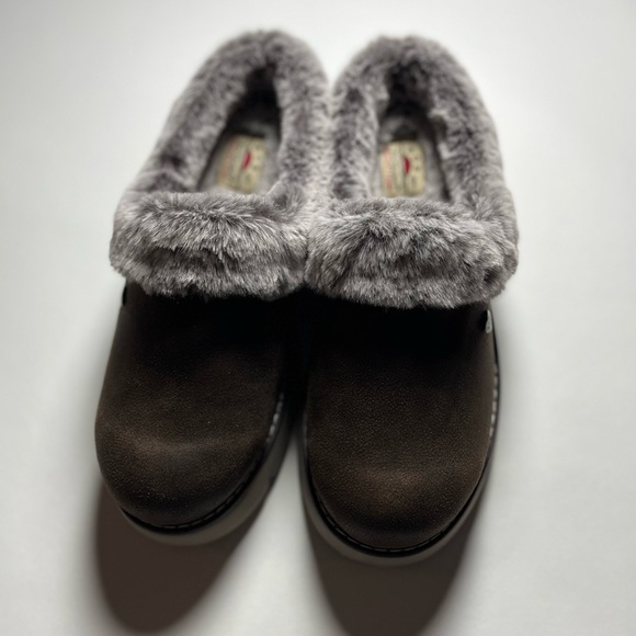 NWOT chocolate Skechers Bobs keepsakes Lite- cozy blend slippers. Size 9. - Picture 2 of 10